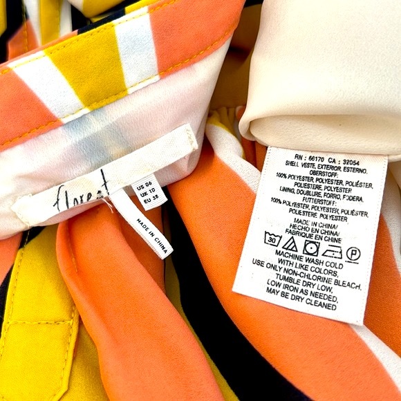 ANTHROPOLOGIE l Floreat Dahlia Key Hole Sleeveless Maxi Dress Size 6 - Picture 4 of 11